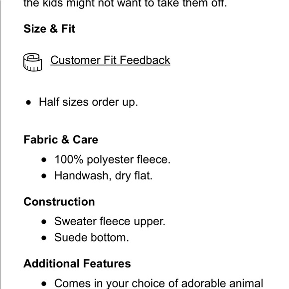 LL Bean | Kids Sweater Fleece Shark Motif Slippers - Picture 3 of 7